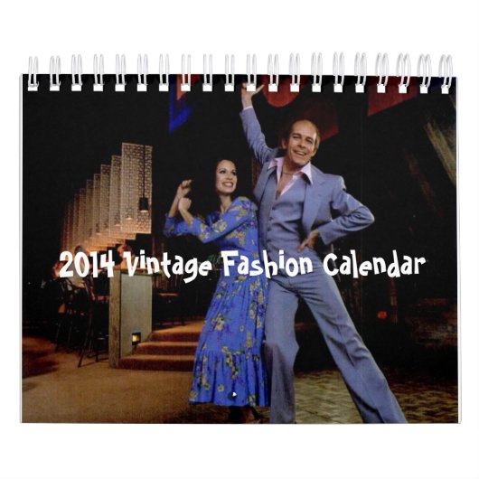 2014 Vintager Mode-Kalender Kalender (Titelbild)