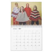 2014 Vintager Mode-Kalender Kalender (Jan 2027)