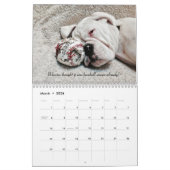 2014 Weiß-Boxer-Kalender Kalender (Mär 2026)