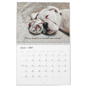 2014 Weiß-Boxer-Kalender Kalender (Mär 2027)