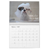 2014 Weiß-Boxer-Kalender Kalender (Feb 2027)