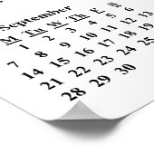 2014 - Weißer Daffodil - Mauerkalender Poster (Ecke)