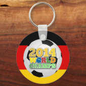 2014 Weltmeister Ball Deutschland Schlüsselanhänger (Vorderseite)