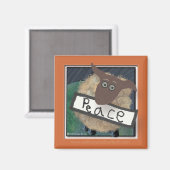 2014 Willkommen im Flock "Peace" Magnet (Vorderseite/Rückseite)