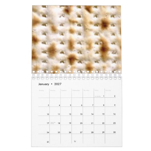 2015-16 fertigen jüdischer Wandkalender, Kalender (Jan 2027)