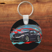 2015-2018 schwarzer WRX Schlüsselanhänger (Vorderseite)