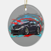 2015-2018 schwarzes WRX Keramikornament (Links)