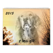2015 8 Meilen-golden retriever Caledar Kalender (Titelbild)