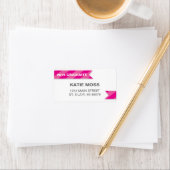 2015 Abschluss-Adressetikett | Rosa Adressaufkleber (Insitu)