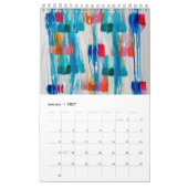 2015 abstrakter Kalender (Jan 2027)