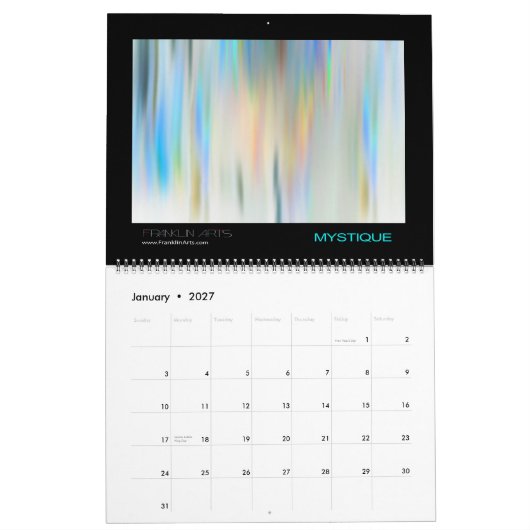 2015 abstrakter Kunst-Kalender Kalender (Jan 2027)