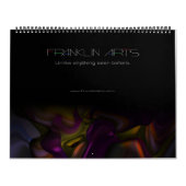 2015 abstrakter Kunst-Kalender Kalender (Titelbild)