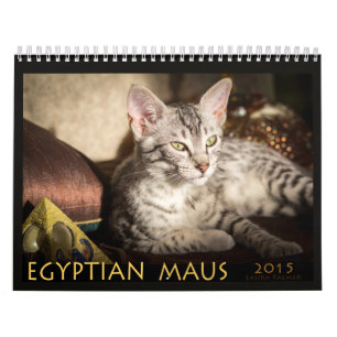 2015 Ägypter Mau Kalender: Katzen des Pharoahs Kalender
