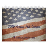 2015 Amerikaner-Stolz-Kalender Kalender (Titelbild)