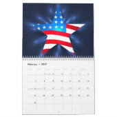 2015 Amerikaner-Stolz-Kalender Kalender (Feb 2027)
