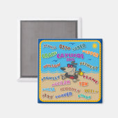 2015 Beach Names Magnet (Vorderseite/Rückseite)