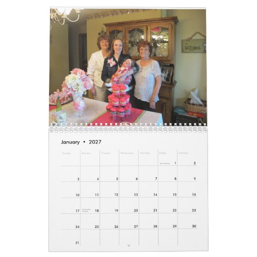 2015 BREEDEN FAMILIEN-KALENDER KALENDER (Jan 2027)