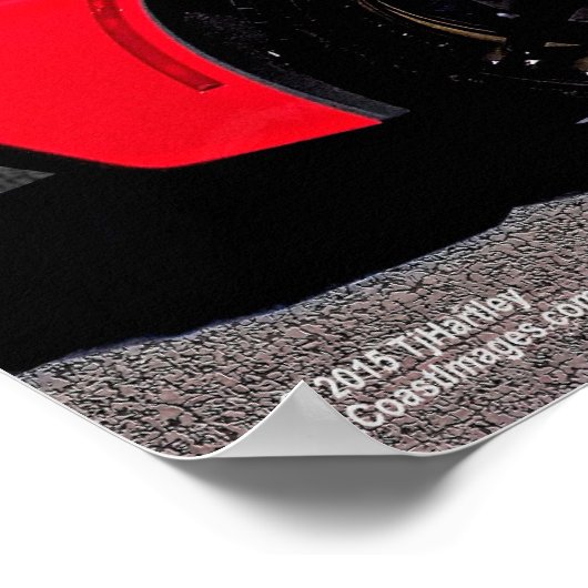 2015 CORVETTE POSTER (Ecke)