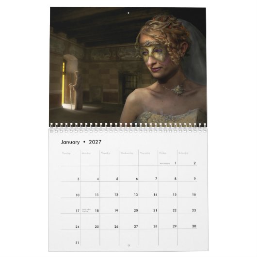 2015 Digital Surreal & Fantasy Art - Wall Calendar Kalender (Jan 2027)