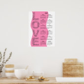 2015: Ein Jahr der Liebe - jährlicher Mauerkalende Poster (Küche)