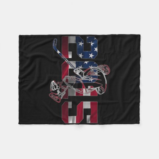 2015 Eishockey 11. Geburtstag Fleecedecke (Vorderseite (Horizontal))