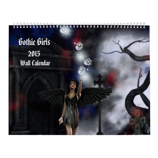 2015 Gothic Girls Fantasy Art Kalender (Titelbild)