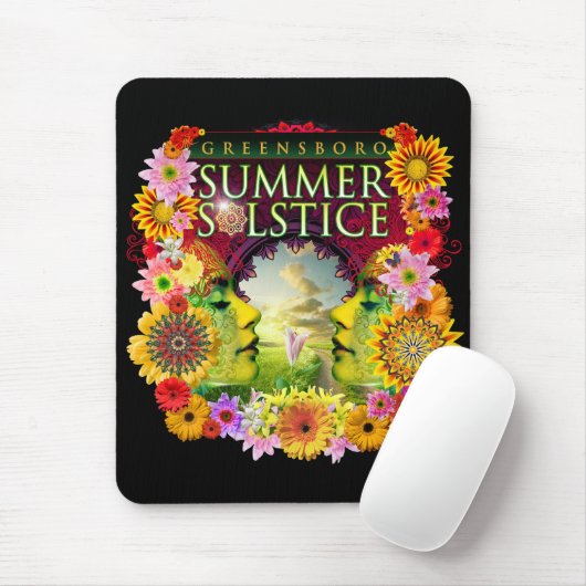 2015 Greensboro Summer Solstice Festival Keepake Mousepad (Mit Mouse)