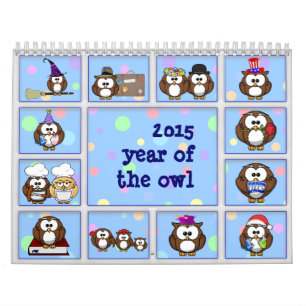 2015 Jahr der Eule Kalender