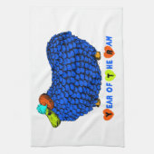 2015 Jahr der Handtücher für Rammschaf oder Ziegen (Vertikal)