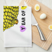 2015 Jahr der Handtücher für Rammschaf oder Ziegen (Viertel Falte)