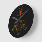 2015 JAHR DES RAUMS RUNDE WANDUHR (Winkel)