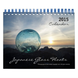 2015 Japanischer Glass-Float-Kalender Kalender
