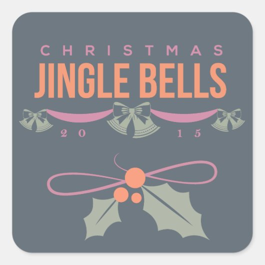 2015 Jingle Bells Christmas Stickers (Vorderseite)