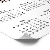 2015 Kalenderalterskrankheit Poster (Ecke)