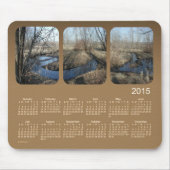 2015 Landschaftskalender durch Janz Brown Mousepad (Vorne)