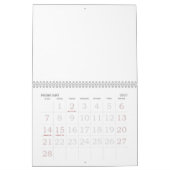 2015 Leerzeitkalender mit großen Feiertagen Kalender (Feb 2027)