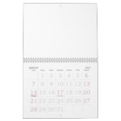 2015 Leerzeitkalender mit großen Feiertagen Kalender (Mär 2027)