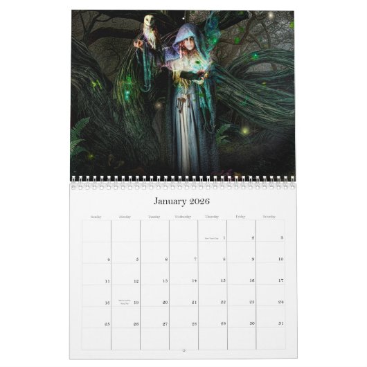 2015 mystische Damen-u. Witchy Frauen-Kalender Kalender (Jan 2026)