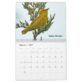 2015 Nordamerikaner-Vogel-Kalender Kalender (Feb 2027)