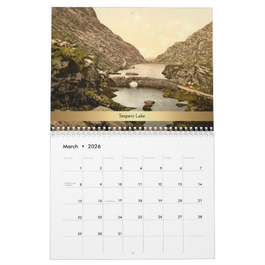2015 Olde World Views of Killarney Irland Kalender (Mär 2026)