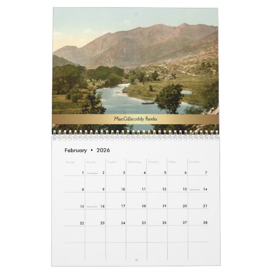 2015 Olde World Views of Killarney Irland Kalender (Feb 2026)