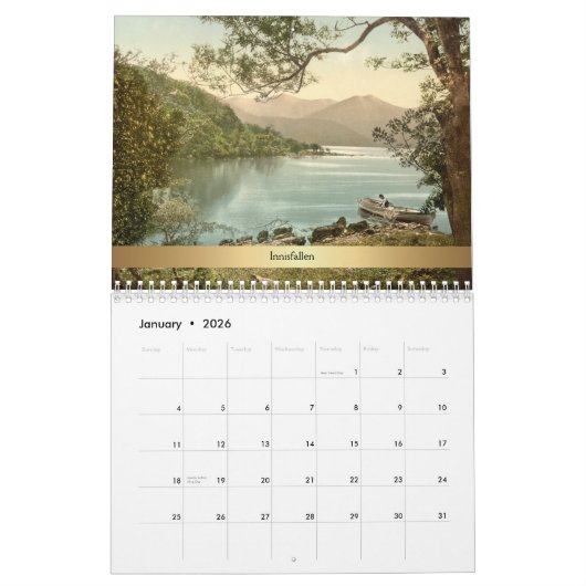 2015 Olde World Views of Killarney Irland Kalender (Jan 2026)