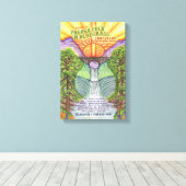 2015 Pagosa Folk 'N Bluegrass Poster Leinwanddruck (Insitu (Holzboden))