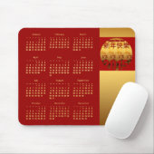 2015 Ram Sheep Goat Year - Calendar Mousepad (Mit Mouse)