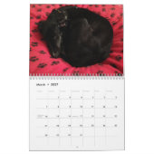2015 seidene Windhound Welpen Kalender (Mär 2027)