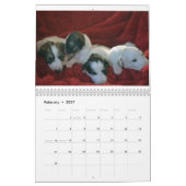 2015 seidene Windhound Welpen Kalender (Feb 2027)