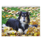 2015 seidenes Windhounds Kalender (Titelbild)