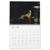 2015 seidenes Windhounds Kalender (Mär 2027)