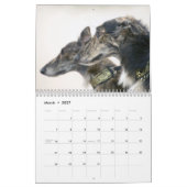 2015 seidenes Windhounds Kalender (Mär 2027)