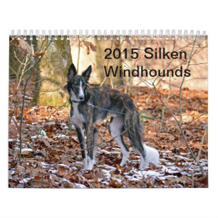2015 seidenes Windhounds Kalender